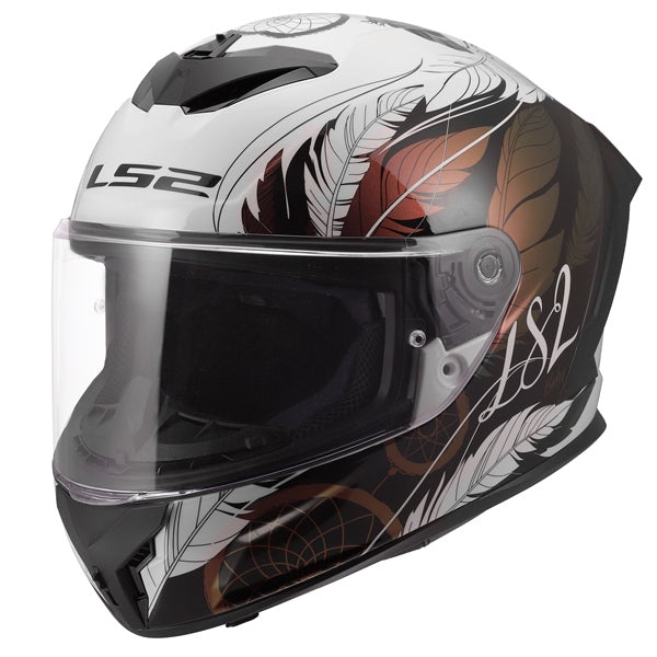 LS2 Helm Rapid III Boho Wh/bk/pi XS