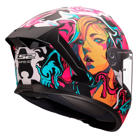 LS2 Rapid III Full-Face Helmet - Cyberg