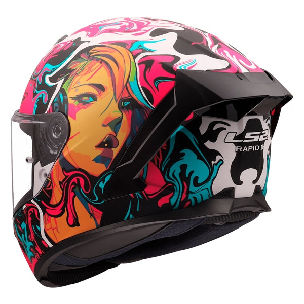 LS2 Rapid III Full-Face Helmet - Cyberg