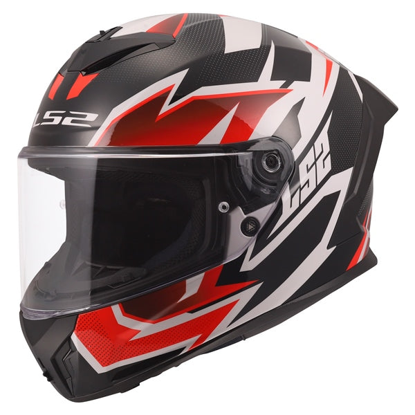 LS2 Helm Rapid III Xtrem Wh/bk/rd 3XL