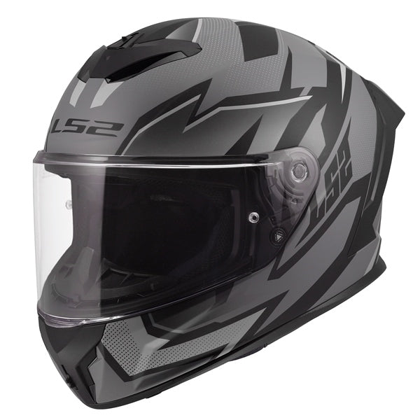 LS2 Helm Rapid III Xtrem MAT Bk/gy XS