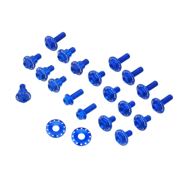 DRC/Zeta/Unit Bolt SET ALU Plastic BL YAM Drczeta