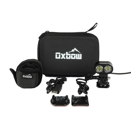 OxbowGear Helmet Light W/ 8800 Battery Oxbow