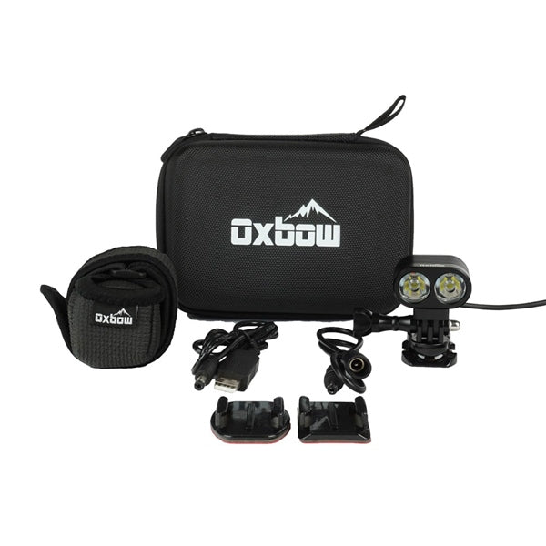 OxbowGear Helmet Light W/ 8800 Battery Oxbow