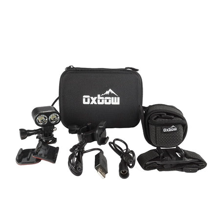 OxbowGear Helmet Light W/ Battery & Mount