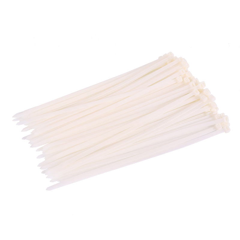 ITL LARGE NYLON CABLE TIES WHITE 12" 120 LB (100 PCS)