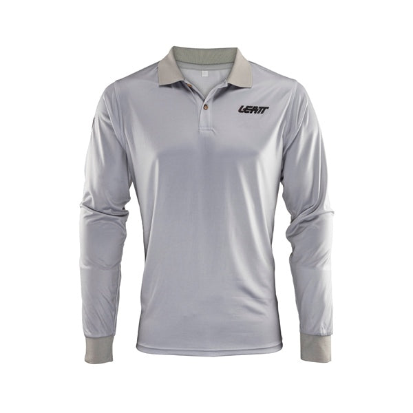 Leatt Shirt Polo Long Team Steel XL