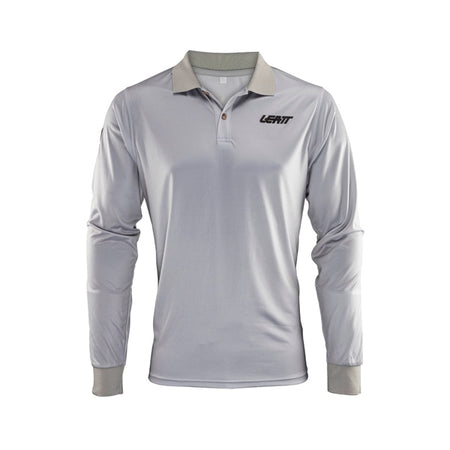 Leatt Shirt Polo Long Team Steel L