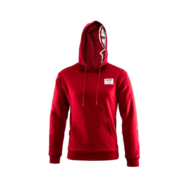 Leatt Hoodie Core Ruby L