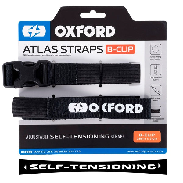 OxfordProducts Strap B-clip 26MM X 2M BK QTY2
