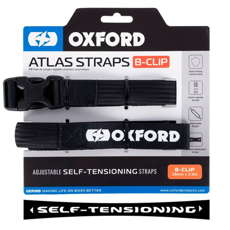 OxfordProducts Strap B-clip 17MM X 1.2M BK QTY2