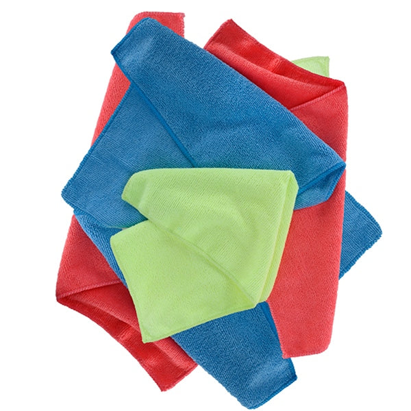 OxfordProducts Microfiber Towel KIT Bl/ye/rd QTY6