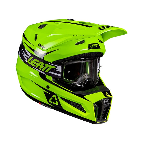 Leatt Helm Moto 3.5 V26 KIT Neon YE XS