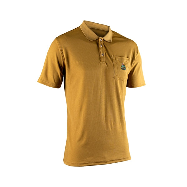 Leatt Shirt Polo Short Team Brass L