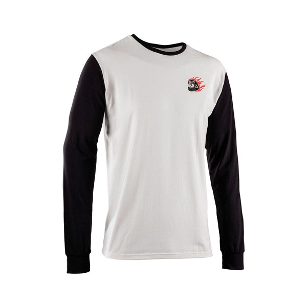 Leatt Shirt Long Core Cream WH M