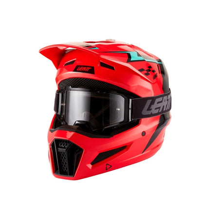 Leatt Helm Moto 3.5 V27 KIT RD S