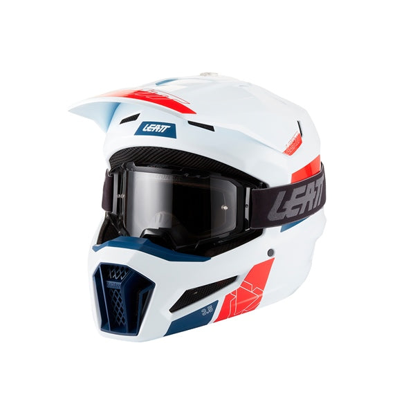Leatt Helm Moto 3.5 V27 KIT WH L
