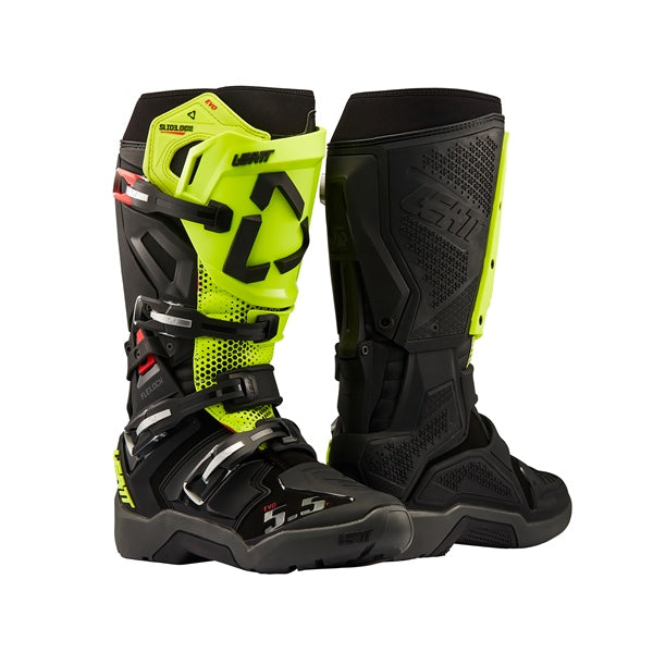 Leatt Boot Moto 5.5 Flex END EVO Bk/neo YE 12