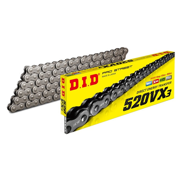 DID 525VX3 110L FB Gld/bk