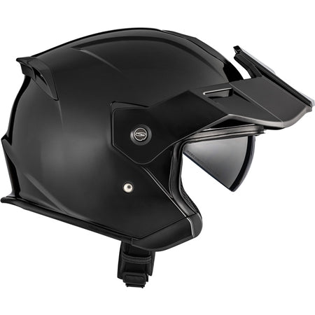CKX Helm Razor-x Solid BK Gloss XS