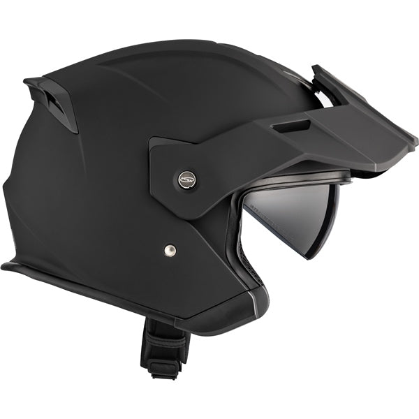 CKX Helm Razor-x Solid BK MAT L