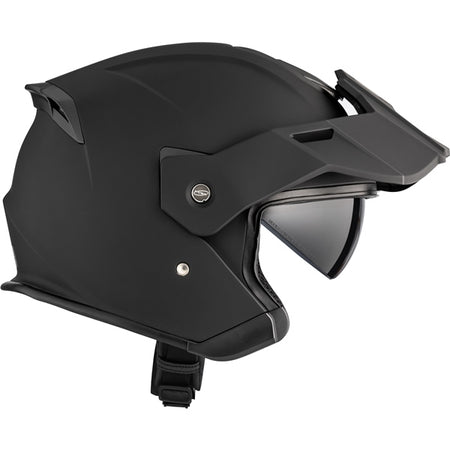 CKX Helm Razor-x Solid BK MAT L