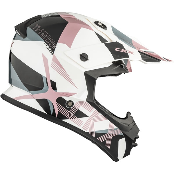 CKX Helm TX228 Lord Wh/pi Gloss L