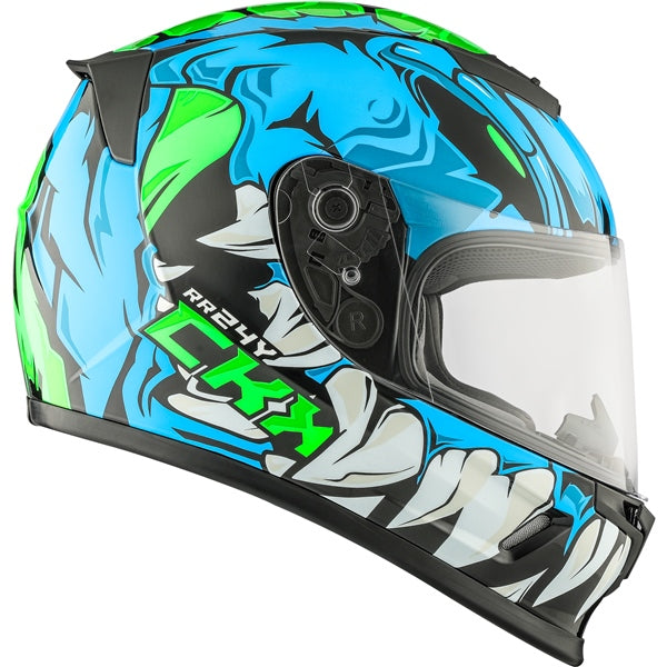 CKX Helm RR24Y Brave BL Gloss S