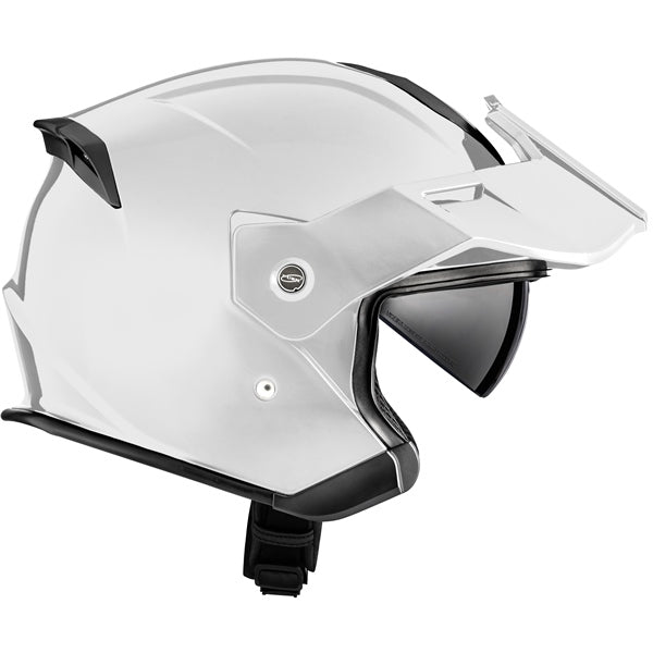CKX Helm Razor-x Solid Pearl WH Gloss