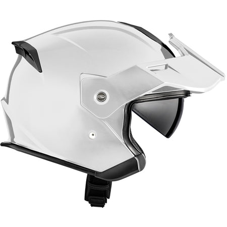 CKX Helm Razor-x Solid Pearl WH Gloss