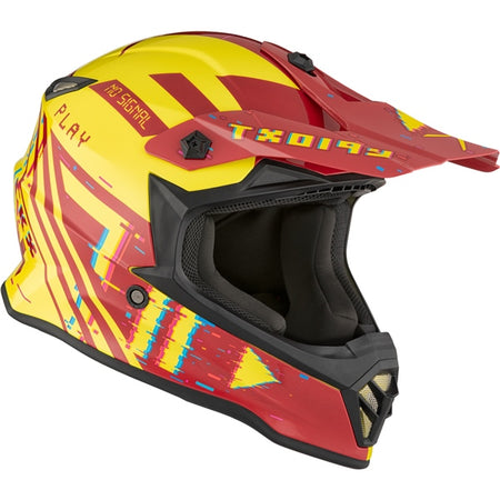 CKX Helm TX019Y Error Rd/ye MAT L