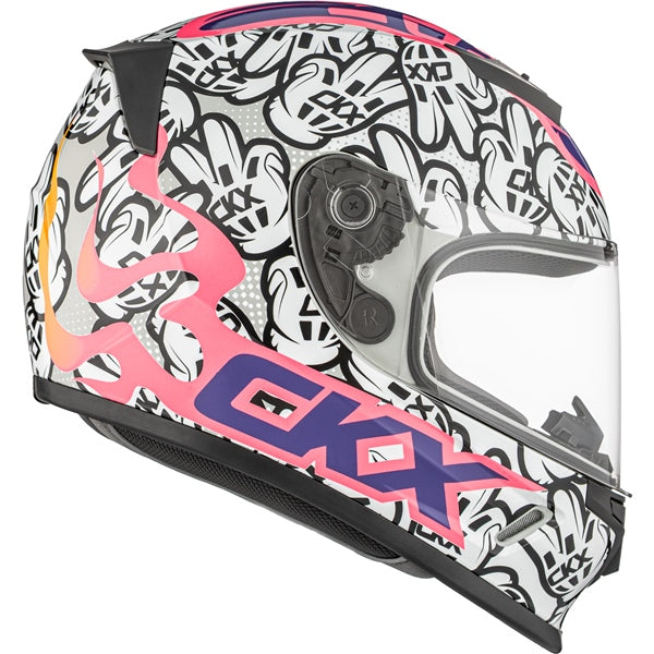 CKX Helm RR24Y Peace WH Gloss M