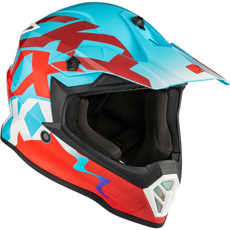 CKX Helm TX019Y Howl Bl/rd Gloss