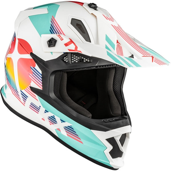 CKX Helm TX319 Galactic Wh/celestine Gloss