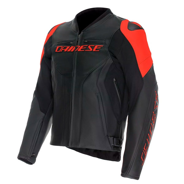 Dainese Jacket Racing 5 MEN Bk/fluo RD 56