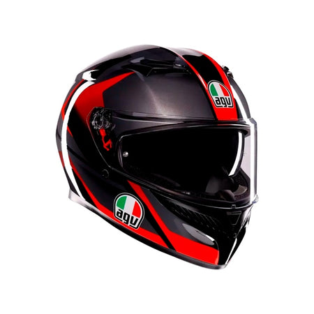 AGV Helm K3 Striga Bk/gy/rd 2XL