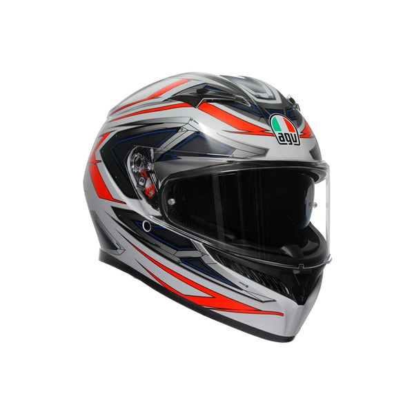 AGV Helm K3 Space MAT Wh/fluo RD