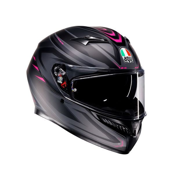 AGV Helm K3 Syth MAT Bk/pi XL