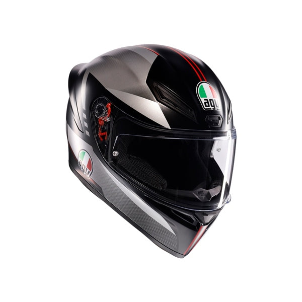 AGV Helm K1 S LAP MAT Bk/gy/rd