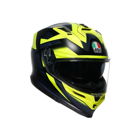 AGV Helm K7 Glimpse MAT Bk/fluo YE