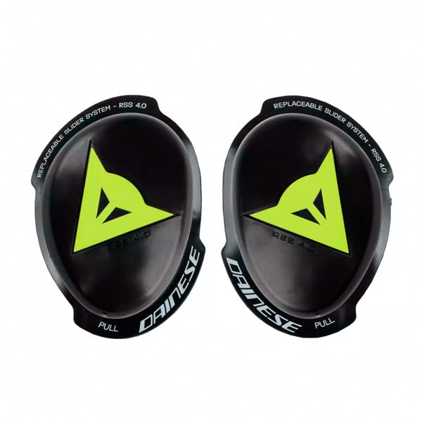Dainese Knee Slider RSS 4.0 KIT Bk/fluo YE