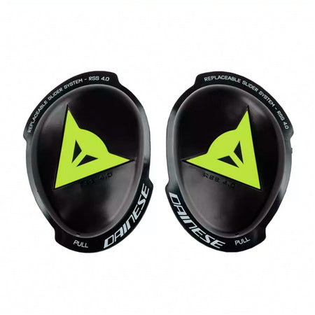 Dainese Knee Slider RSS 4.0 KIT Bk/fluo YE