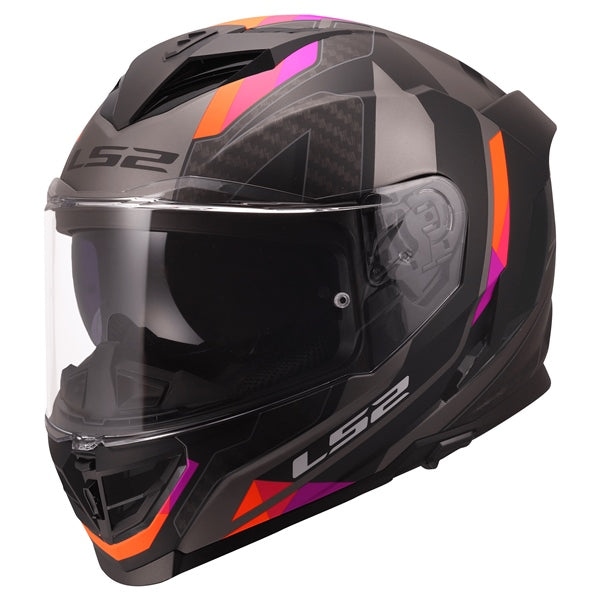 LS2 Helm Storm III Sporty MAT Gy/pr XL