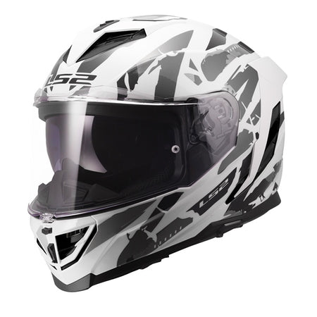 LS2 Helm Storm III Kaos Wh/gy