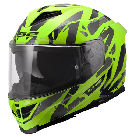 LS2 Helm Storm III Kaos HVS YE XL