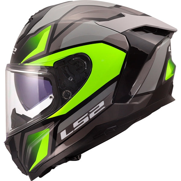 LS2 Helm Challenger II Viper Gy/hvs YE S