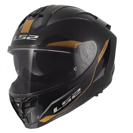 LS2 Helm Challenger II Essent Bk/gol XL