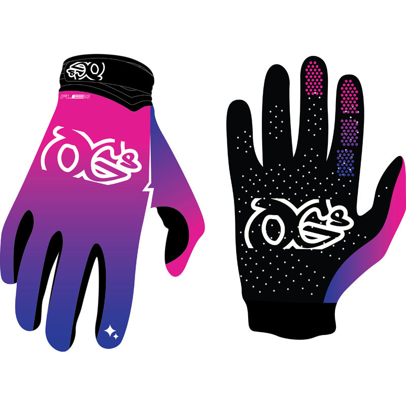 Ogs FLEX MX GLOVES PINK/BLUE (2XL)