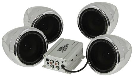 BossAudio Speaker/amplifier 3" 800W QTY4