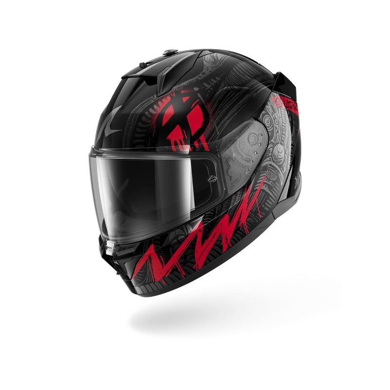 Shark Shark D-SKWAL 3 Shiever Helmet - Black/Anth./Red -